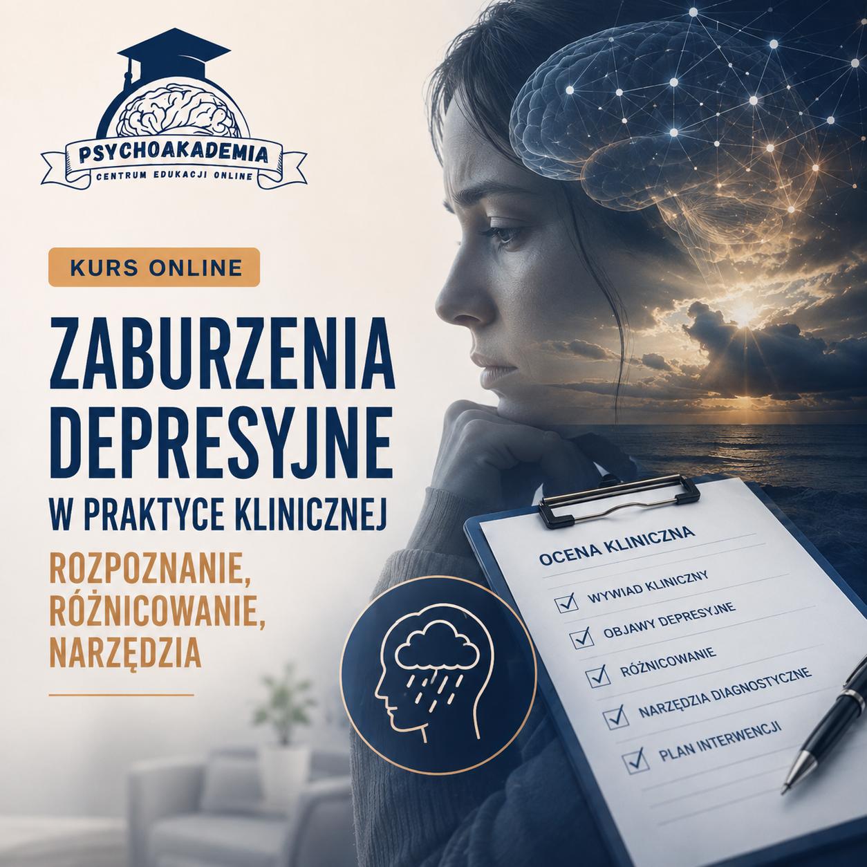 Zaburzenia depresyjne w praktyce klinicznej- Rozpoznanie, różnicowanie, narzędzia